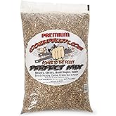 CookinPellets Perfect Mix Natural Hardwood Hickory, Cherry, Hard Maple, and Apple BBQ Grill Wood Pellets for Pellet Grill and
