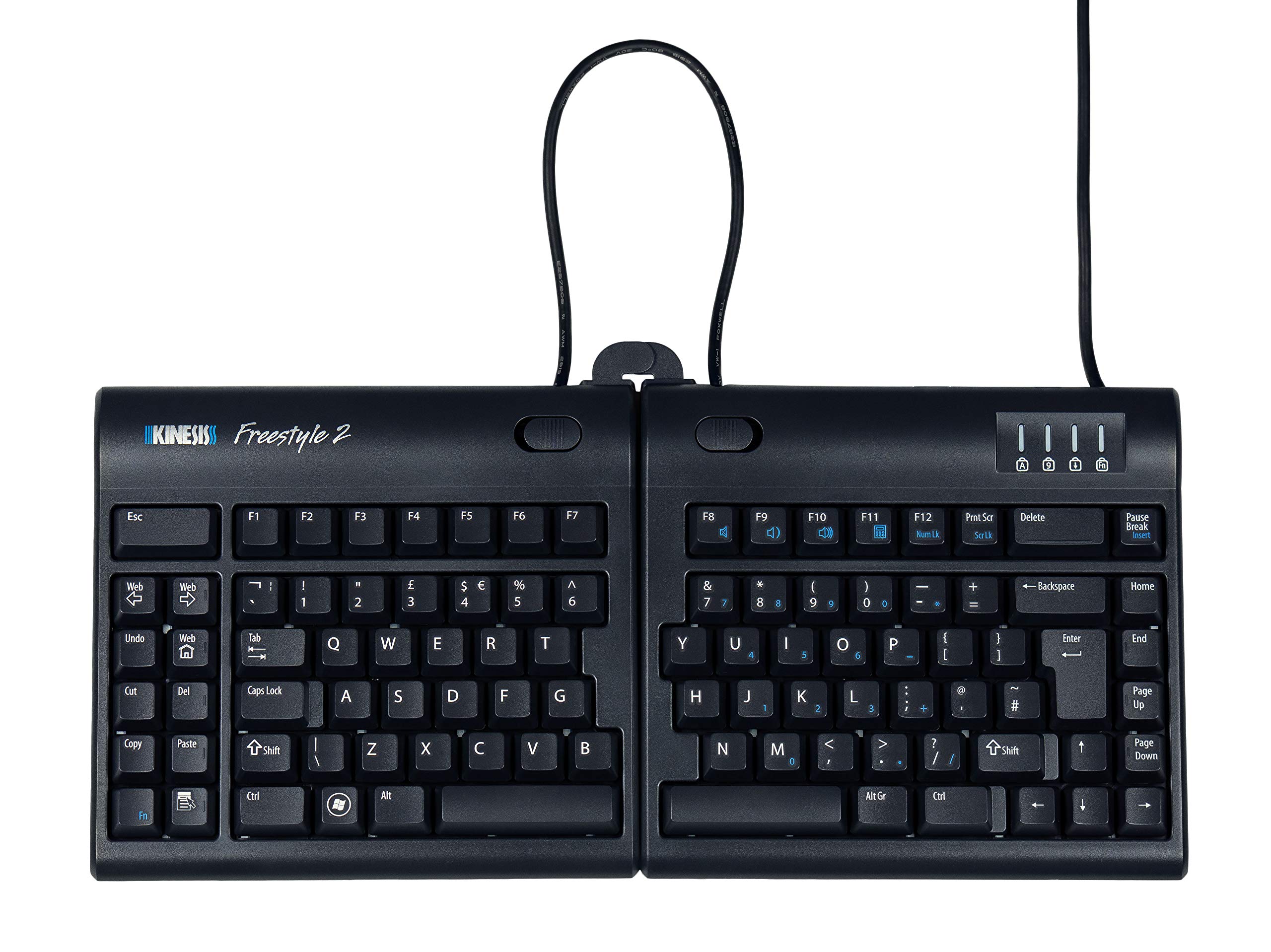 Kinesis Freestyle 2 Split-Adjustable Keyboard for PC - UK Layout