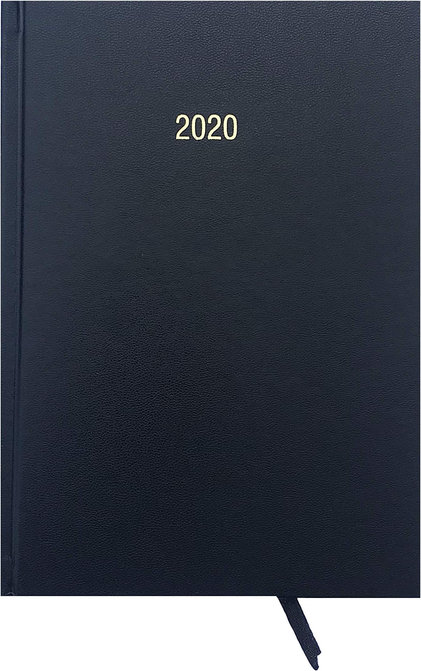 2022 Diary A5 Day to Page Hardback casebound Planner Organiser Black Diary by Precious London