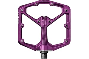 Crankbrothers Stamp Flat MTB Pedals - Size-Specific, Lightweight, Versatile, Durable Bike Pedals