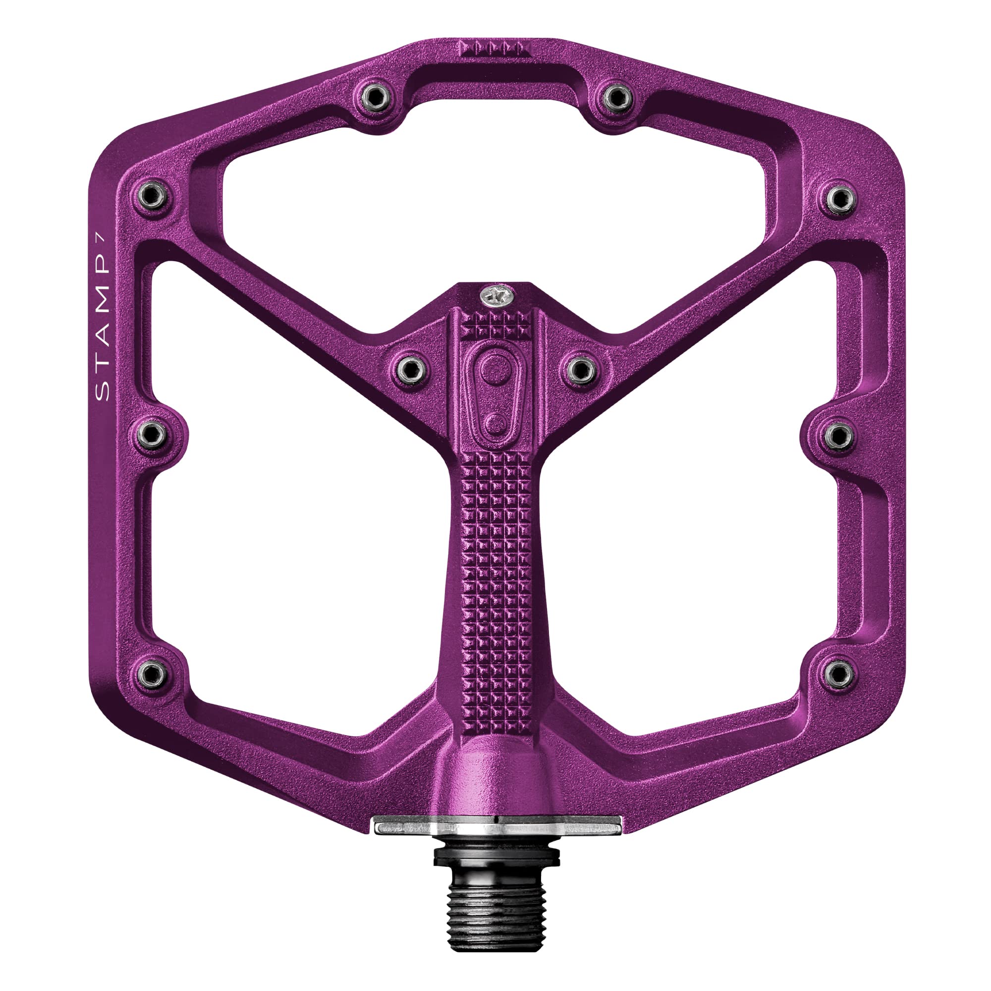 Crankbrothers Stamp-7 Pedals - Large, Purple — image 1