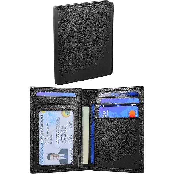 Bryker Hyde - Portafolios De Bolsillo Frontal Con Bloqueo RFID, Delgada Y Minimalista, Clip Para Dinero, 9 Ranuras, Piel, Café Oscuro Con Ranura Para Tarjeta Extraíble, Bifold Minimalista