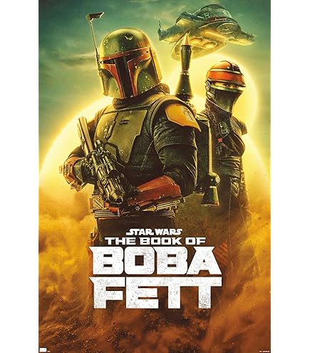 Amazon.com: Trends International Star Wars The Book of Boba Fett