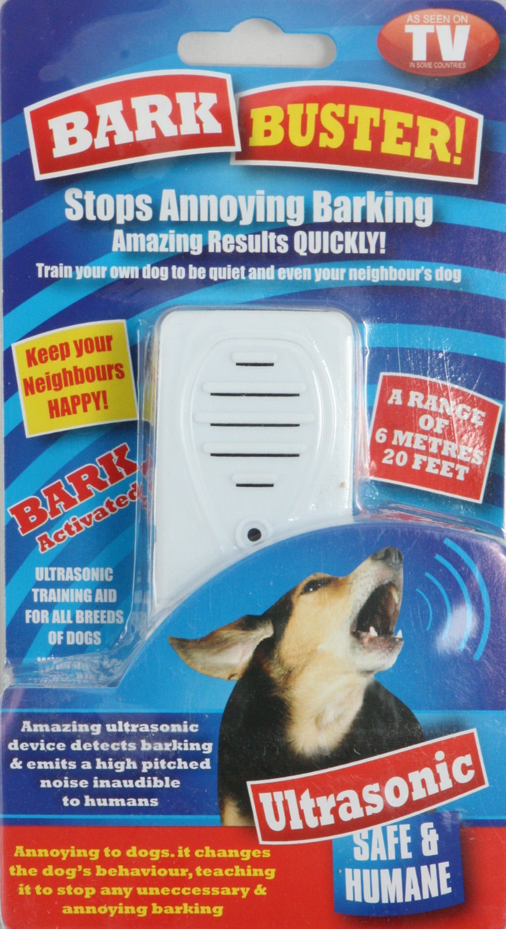 ULTRASONIC Dog BARK Stopper Stop Barking Dogs BARK Buster Off Repeller Deterrent