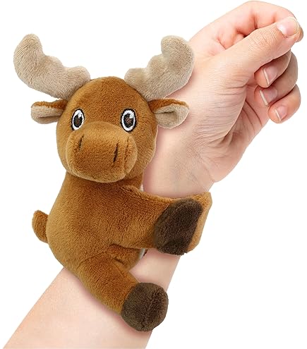 Fox Slap Bracelet 12-Pack Plush Animal Slap Bracelets Styles