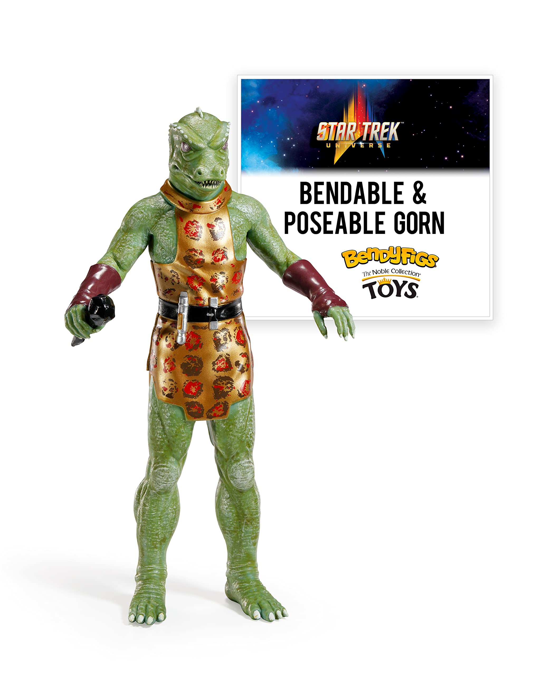 NOBLE COLLECTION BendyFigs Star Trek: The Original Series figurine flexible Gorn 19 cm