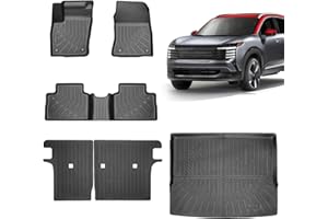 Floor Mats & Trunk Mat for 2025 2026 Nissan Kicks Cargo Mat Backrest Mat Replacement for 2025 2026 Nissan Kicks