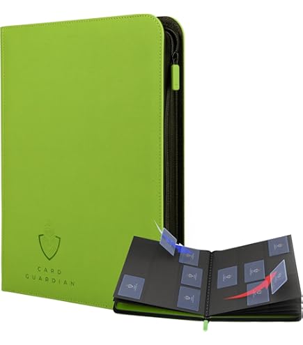 Amazon.com: Dex Protection Zipper Card Padded Binder 9 | Stores 360 Gaming  Cards | Includes 20 Side Loading Card Pages | 9 Card Page Format |Zipper  Closure | Smooth Matte Padded Finish