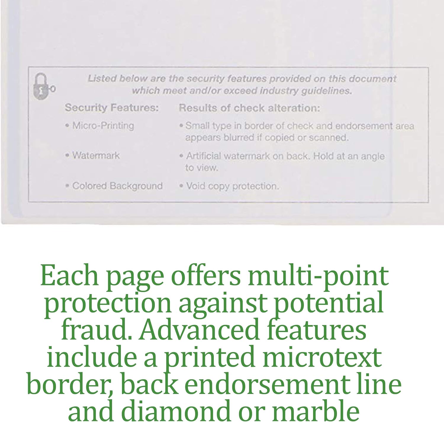Check O Matic Computer Check Paper – Pack of 500 Blank Stock Payroll Sheets with Check on Top and Stub on Bottom – Security Features & Laser Printer Compatible for Home and Business-Color Sky Blue Premium : Office Products