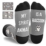 HAPPYPOP Raccoon Socks Gifts for Men Boys - Racoon