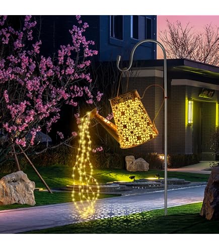2 Lanternes Solaires Tournesol Métal - Éclairage LED étanche Pour Jardin, Terrasse, Balcon