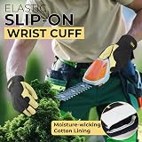 HANDLANDY Leather Gardening Gloves Women Medium Pink 3D Mesh Breathable view 4