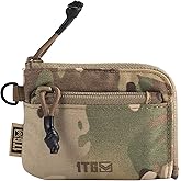 Coin Purse, 500D NYLON Small Coin Pouch for Men, Slim Wallet Minimalist Money Pouch Change Bag Tactical ID Card Holder with Zipper, Coin Bag