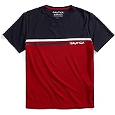 Nautica Mens Nautica Men's Navtech Colorblock Tee