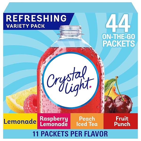 CRYSTAL LIGHT REFRESHING VARIETY PACK, 44 CT. ON-THE-GO PACKETS