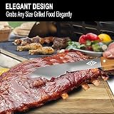 STEVEN-BULL S Charcoal BBQ Tongs 17 Inch Long Stainless Steel Grilling Tool view 2