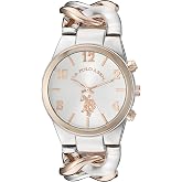 Accutime U.S. Polo Assn. Women's USC40176 Analog Display Analog Quartz Two Tone Watch