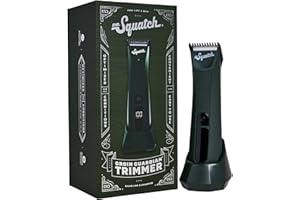 Dr. Squatch Groin Guardian Electric Trimmer With Squatch-Shield Technology for Groin & Body Hair, Cordless With Built-in LED Light, Green