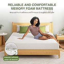 EGOHOME King Size Memory Foam Mattress, 8 Inch Bed