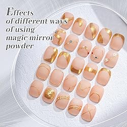 PrettyDiva Nail Powder Chrome Nail Powder Solid