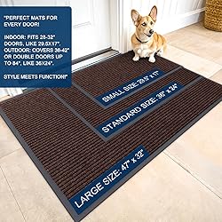 OLANLY Front Door Mat Indoor Outdoor