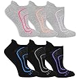 Fruit of the Loom Women Coolzone No Show with Tab Socks (6 Pack)