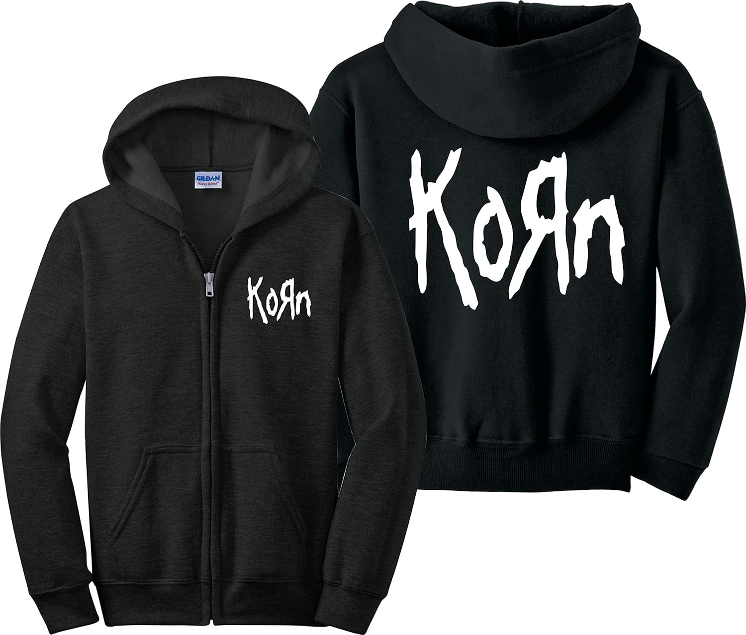 korn zip up hoodie