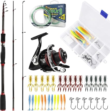sea bass rod and reel combo
