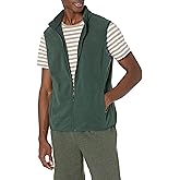 Amazon Essentials Men's Full-Zip Polar Fleece Vest (Available in Big & Tall)