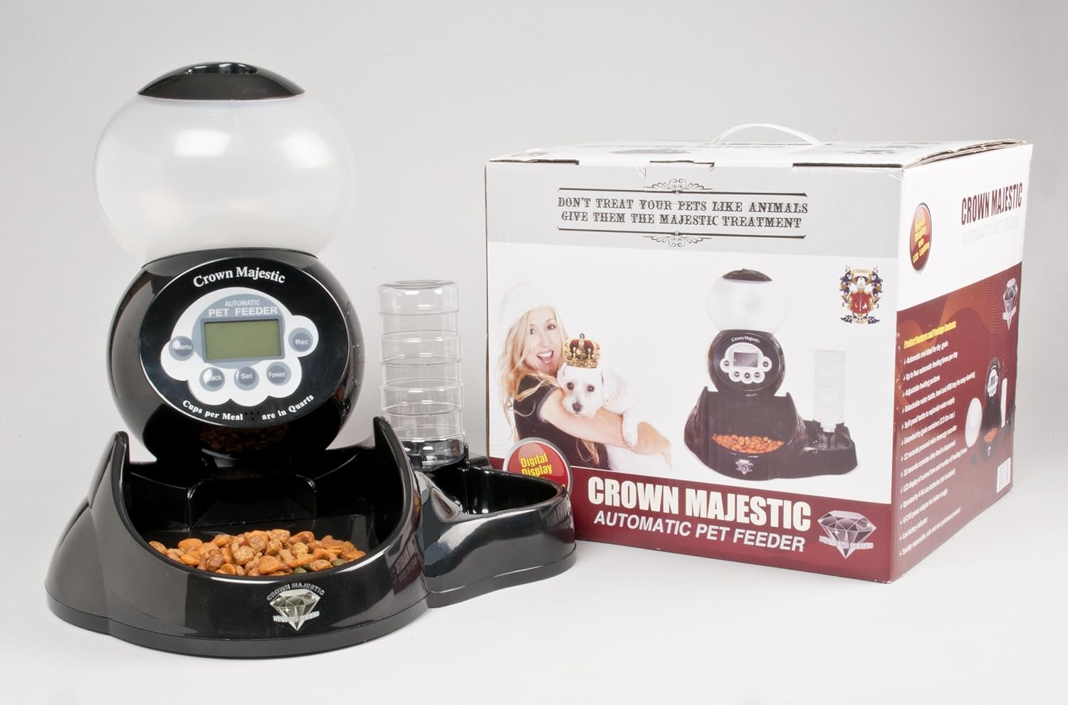 crown majestic automatic pet feeder
