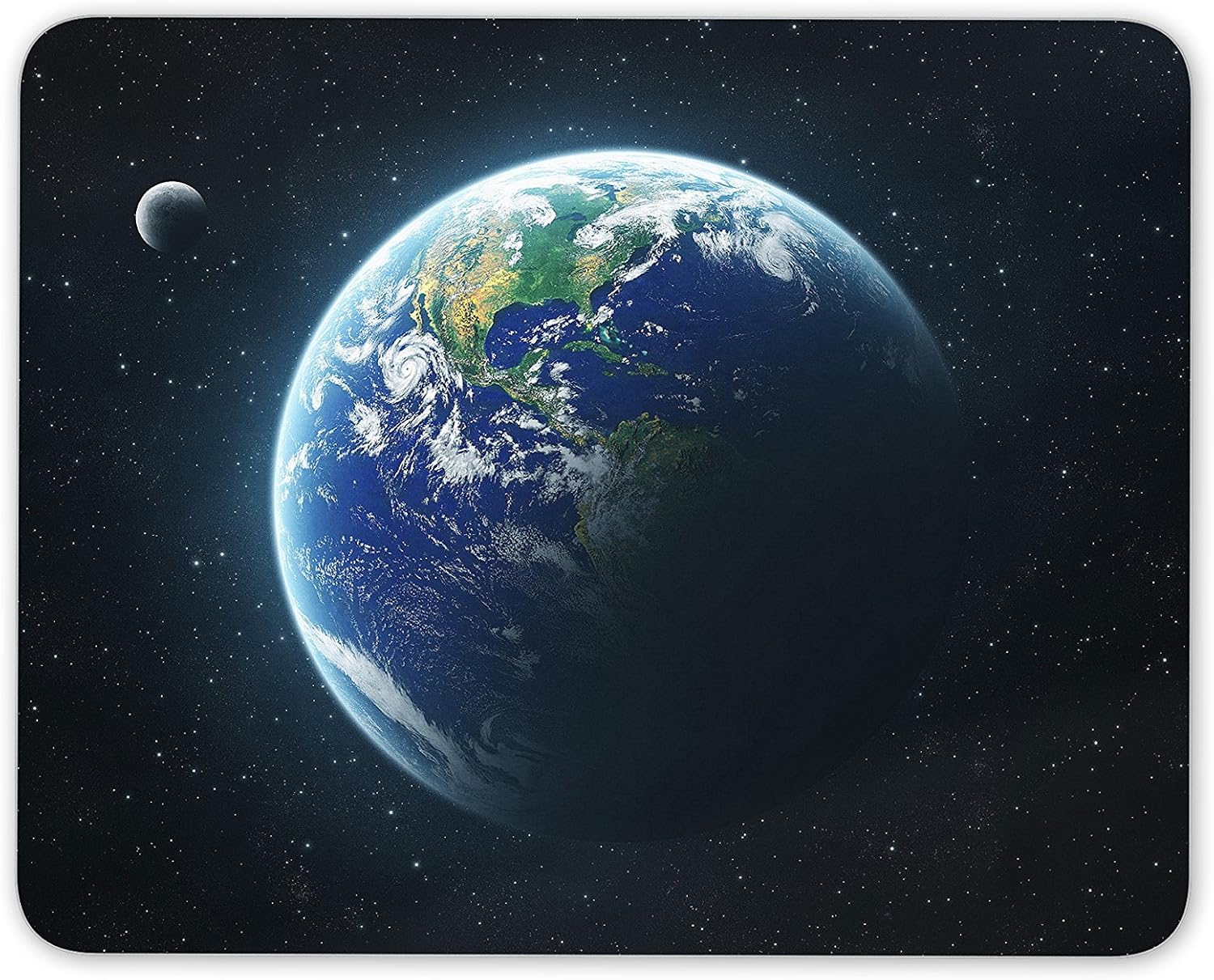 Awesome Earth Moon Mouse Mat Pad - Space Planets Astronomy Gift Computer #8940, Multicolor