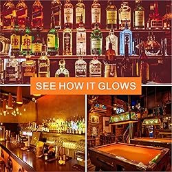 Gonhom 2 Pack A19 LED Orange Light Bulb,9 Watt