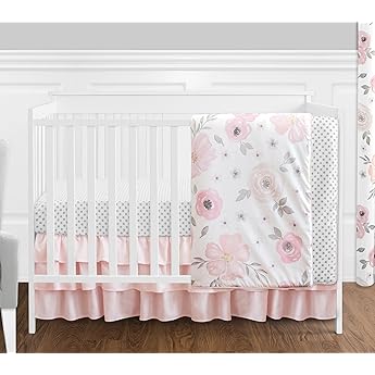 sweet jojo watercolor floral curtains