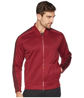 adidas maroon bomber jacket