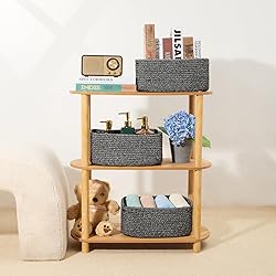 MiniArk Shelf Storage Baskets for Organizing