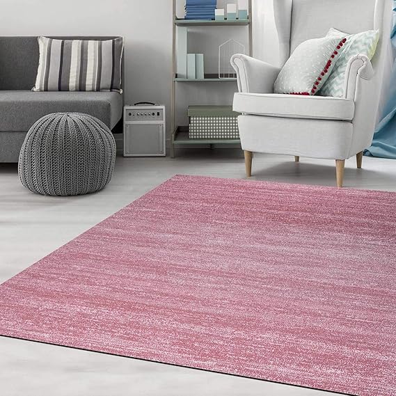 Teppich Kurzflor Wohnzimmer Meliert Mehrfarbig Beige Braun Türkis Grau Blau Türkis Grau Rosa Grün Pflegeleicht Robust Qualitä