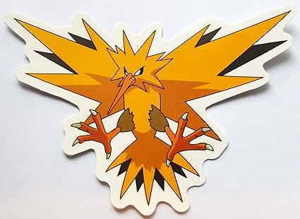 Amazoncom Zapdos Legendary Bird Vinyl Sticker Team