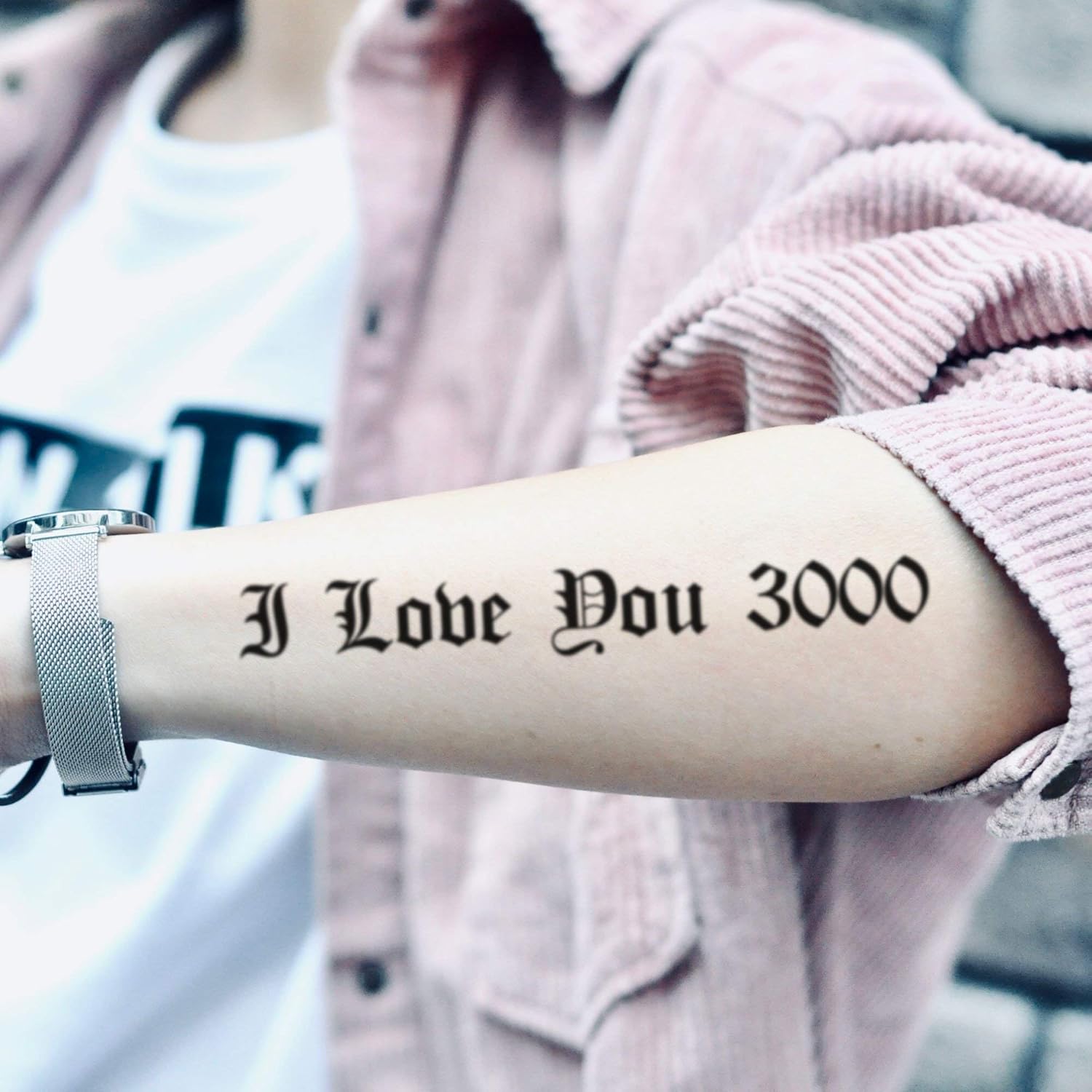 Amazon Com I Love You 3000 Temporary Tattoo Sticker Set Of 2 Www Ohmytat Com Beauty Amazon Com I Love You 3000 Temporary Tattoo Sticker Set Of 2 Www Ohmytat Com Beauty