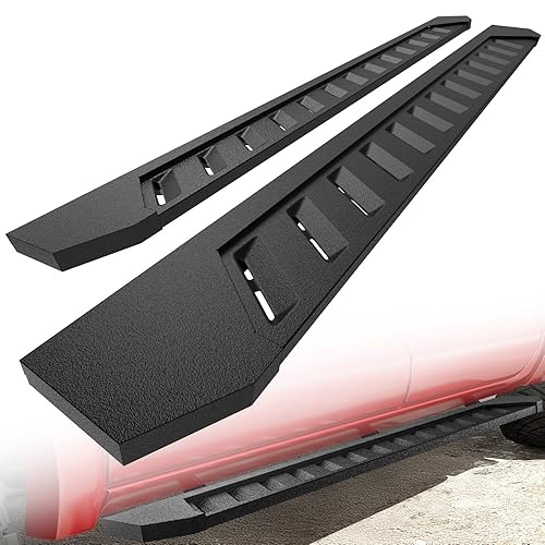 ONINE Clutch Running Boards For 2019-2025 Dodge Ram 1500 Crew Cab | 7" Wide, Texture Black, No-Drill Install