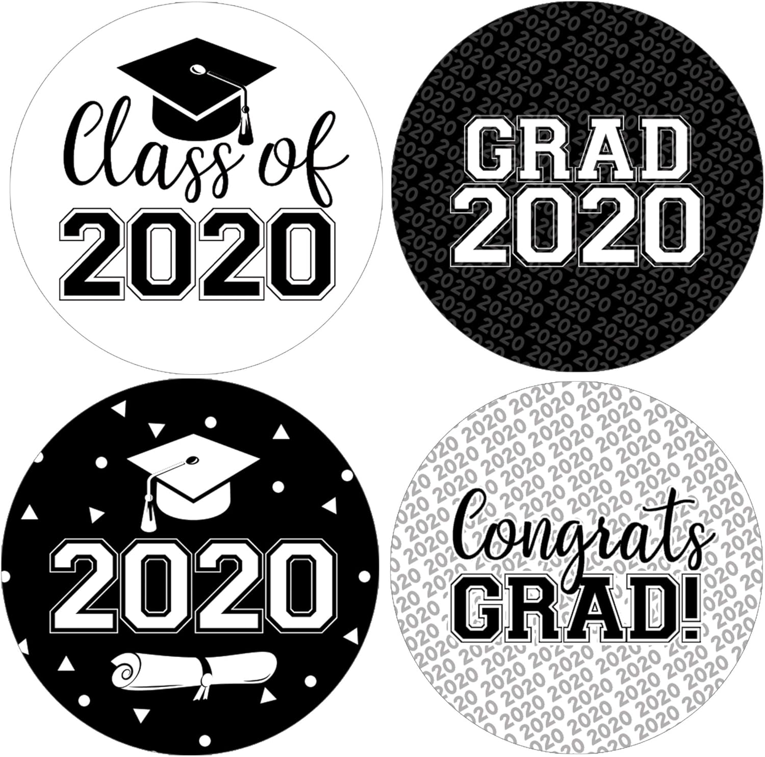 Amazon.com: Class of 2020 Graduation Party Favor Labels, 1 ...