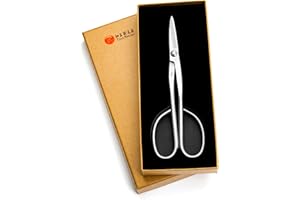 TIANBONSAI Bonsai Scissors Professional Grade Bonsai Shears Alloy Steel Bonsai Tools Equip With Tool Bag (MT-LBS-210)