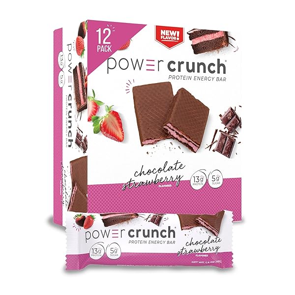 POWER CRUNCH PROTEIN WAFER BARS, HIGH PROTEIN SNACKS...