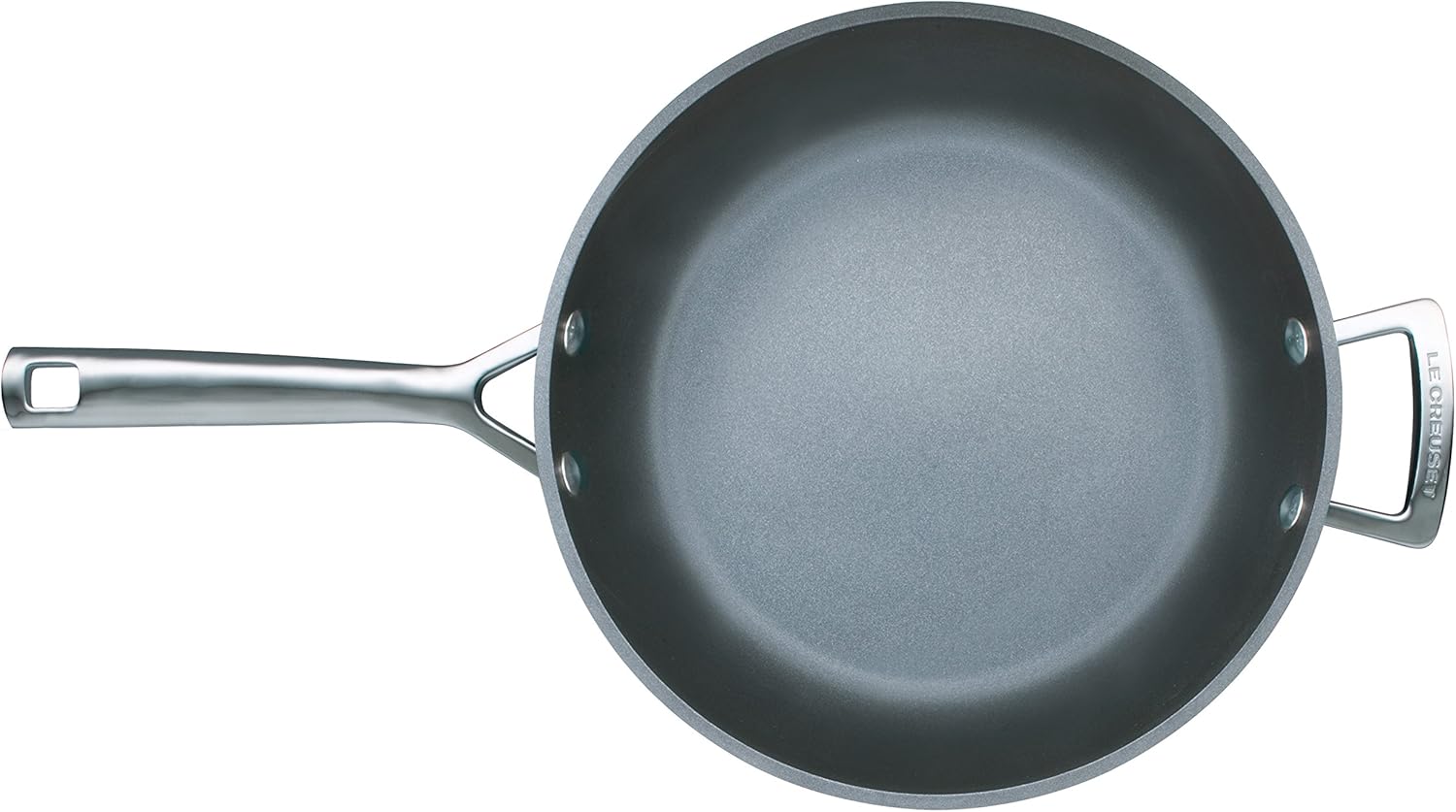 LE CREUSET Toughened Non-Stick Deep Frying Pan, diameter 30 cm, Black, 962002300 - Image 3