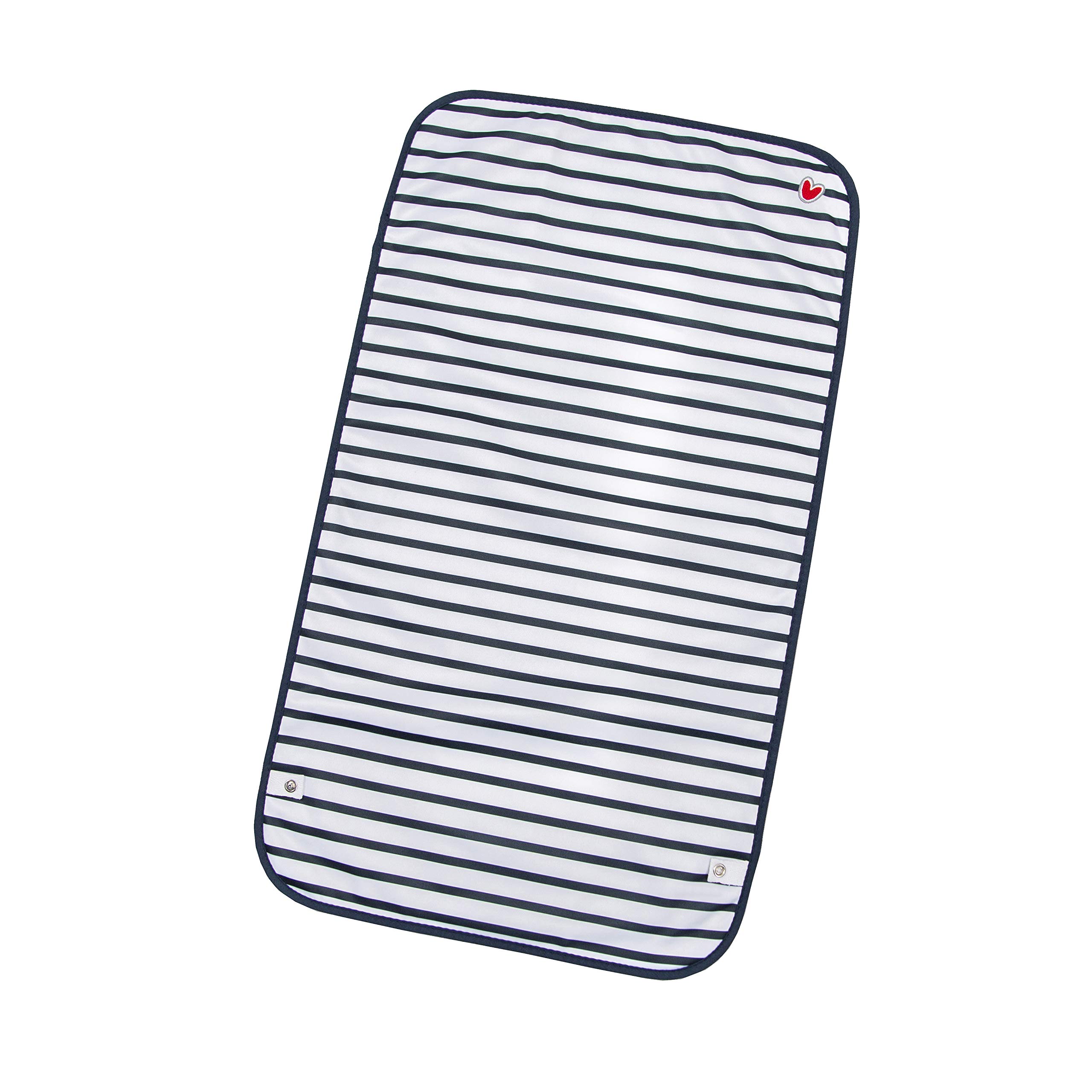 Baby-to-Love Waterproof Changing Pad Liners, Baby Boy Burp Cloth, Changing Table Pad (Blue Stripes, Bundle)