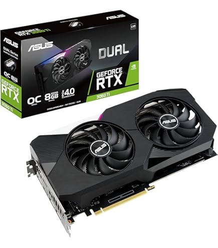 ASUS Dual RTX 3060 Ti OC 8GB GDDR6X 【中古】 Amazon.com: ASUS Dual NVIDIA GeForce RTX 3060 Ti OC Edition