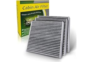 E-Longwell 3 Pack Cabin Air Filter Fits ES250, ES350, RX350, UX200, NX250, Ascent, Crosstrek, Impreza, Legacy, Outback, Avalo