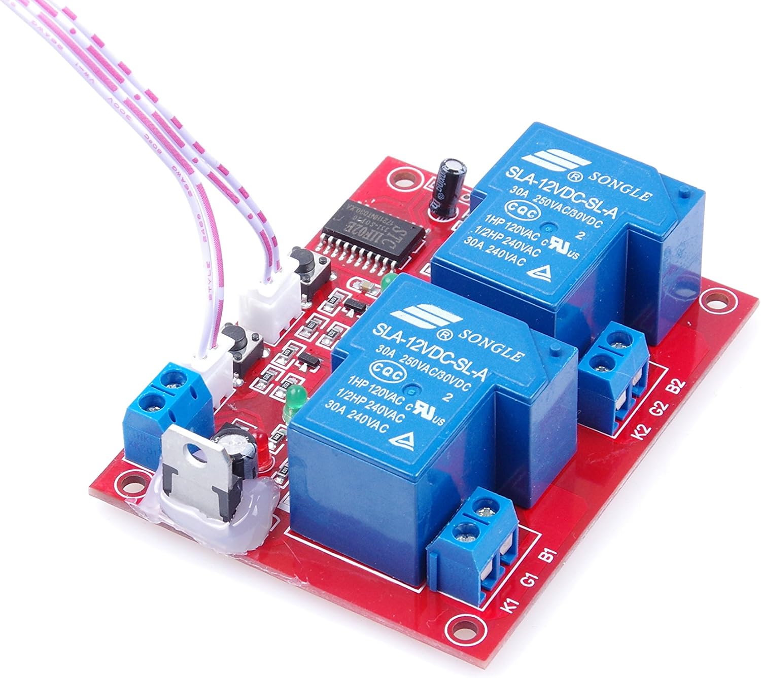 Automotive Tools & Equipment KNACRO DC 5V 10A 1Channel SelfLatching