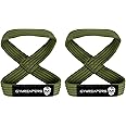 Gymreapers Figure 8 Lifting Straps For Deadlift, Powerlifting, Strongman, & Cross Training Strong Weightlifting Wrist Straps For Men, Women