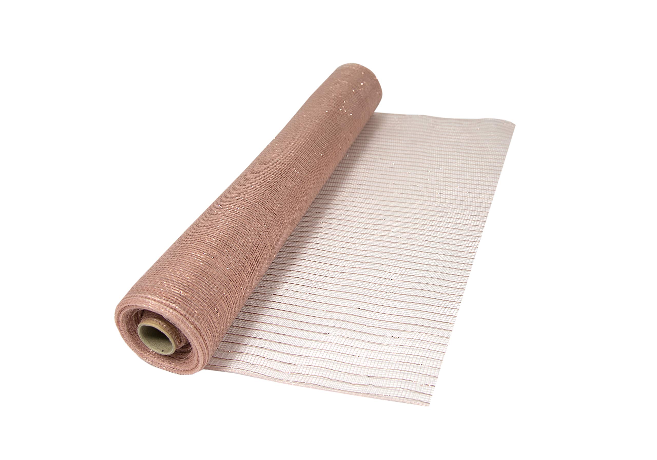 Eleganza Deco Mesh, Rose Gold, 53cm x 10m