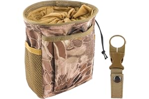 GGBUY Drawstring Highend Rock Climbing Chalk Bag with a Carabiner Different Pockets for Climbing Bouldering, Gymnastics, Gym Pouch, Cross Fit and Lifting